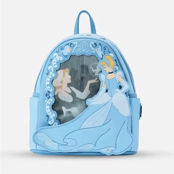 NEW Loungefly Disney Cinderella Princess Lenticular Series Mini Backpack - Picture 1 of 8